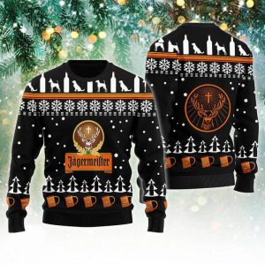 Men's Jagermeister 3D Print Ugly Christmas Sweatshirt / [blueesa] /