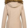 Women's jacket winter parka faux fur