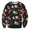 Unisex 3D Animal Sloth Print Christmas Sweatshirt / [blueesa] /