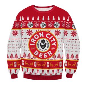 Men's Iron City Beer 3D Print Ugly Christmas Sweatshirt / [blueesa] /