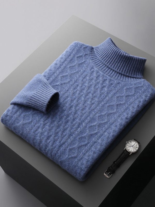 Men's five color business simple high-end casual sweater