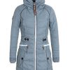 Women's slim mid-length down jacket