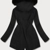 Ladies Winter Parker Black