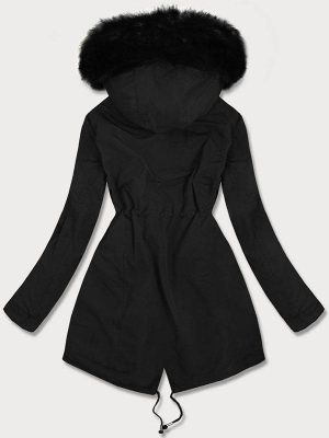 Ladies Winter Parker Black