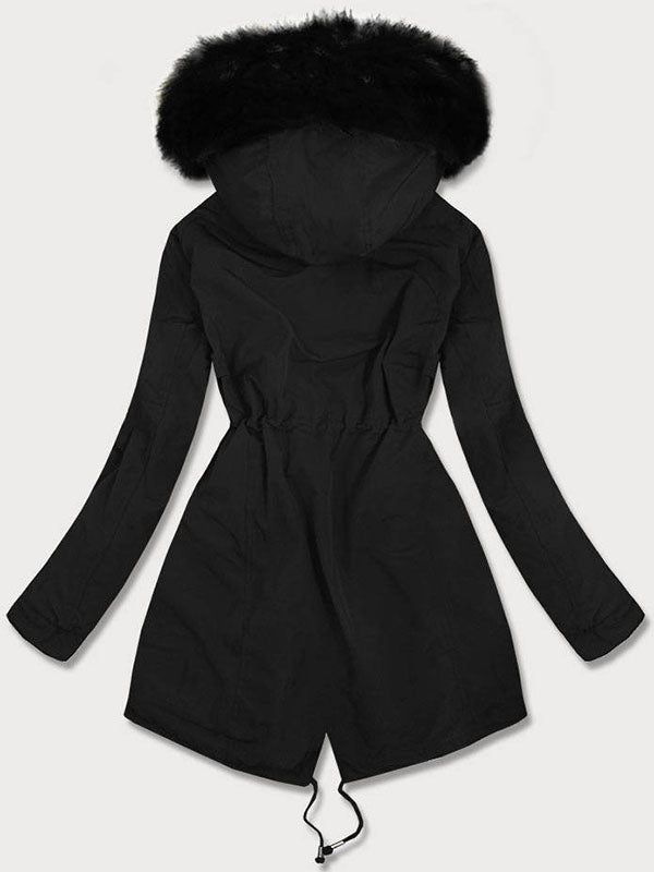 Ladies Winter Parker Black