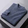 Men's solid color business simple high-end casual sweater