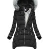 Ladies winter print jacket