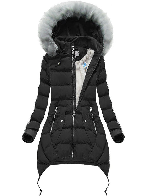Ladies winter print jacket
