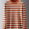 Men's casual striped autumn and winter sweater