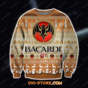 Unisex Bacardi Wine 3D Printed Christmas Sweatshirt / [blueesa] /