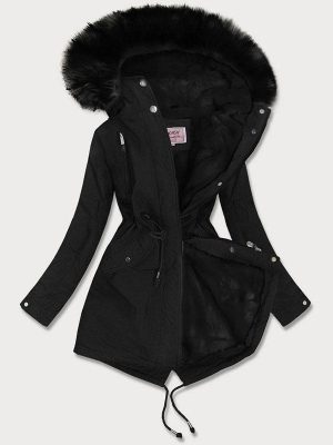 Ladies Winter Parker Black