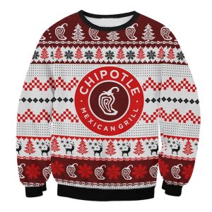 Chipotle Fleece Ugly Christmas Sweatshirt / [blueesa] /