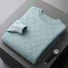 Men's tricolor business simple high-end casual sweater