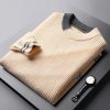 Men's color matching casual business sweater