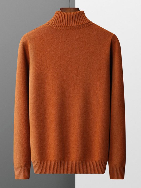 Men's five color business simple high-end casual sweater