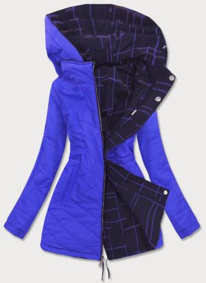 Ladies Reversible Parker Jacket Navy Blue