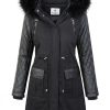 Women's winter coat warm lining parka coat