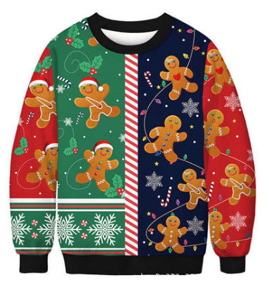 Unisex 3D Cucumber Can Print Christmas Sweatshirt / [blueesa] /