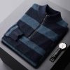 Men's high-quality sweater round neck pullover