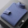 Men's six color solid color business simple high-end casual sweater