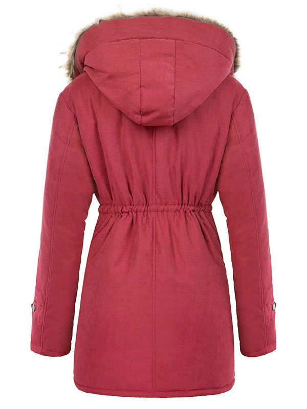 Women's hooded warm winter jacket