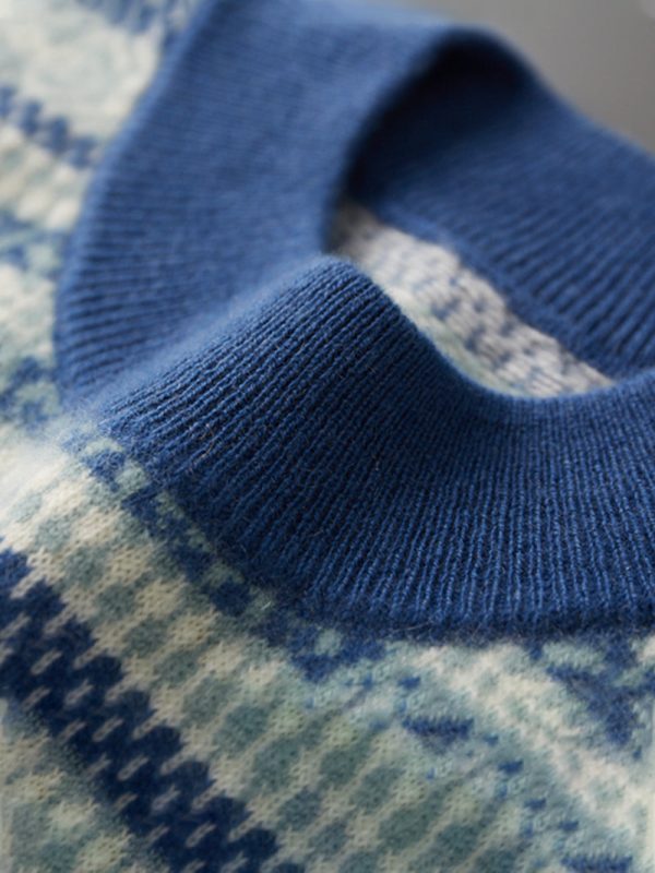 Men's casual pattern autumn and winter sweater