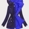 Ladies Reversible Parker Jacket Navy Blue