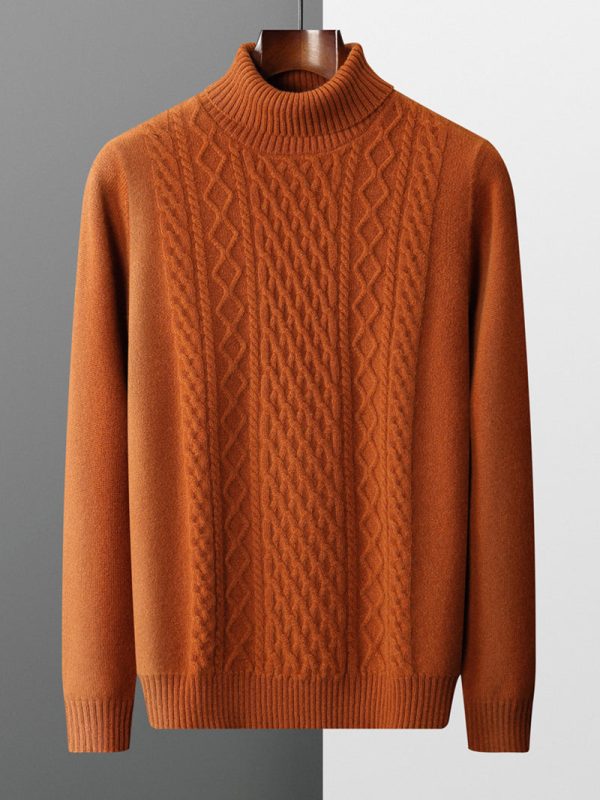 Men's five color business simple high-end casual sweater