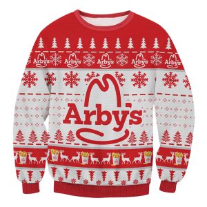 Arby's Fleece Ugly Christmas Sweatshirt / [blueesa] /