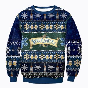 Men's Sweet Water Beer 3D Print Ugly Christmas Sweatshirt / [blueesa] /