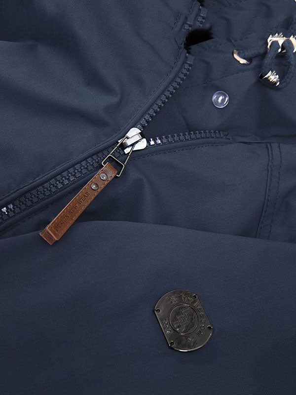 Women's Waterproof Parker Navy