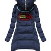 Ladies winter print jacket