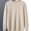 Men's solid color business casual sweater