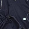 Women's parka with navy lining