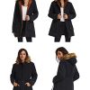 Women's hooded warm winter jacket