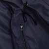 Reversible ladies hooded navy leather