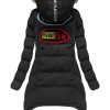 Ladies winter print jacket