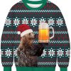 Unisex 3D Cucumber Can Print Christmas Sweatshirt / [blueesa] /