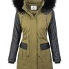 Women's winter coat warm lining parka coat