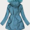 Women's winter parka blue