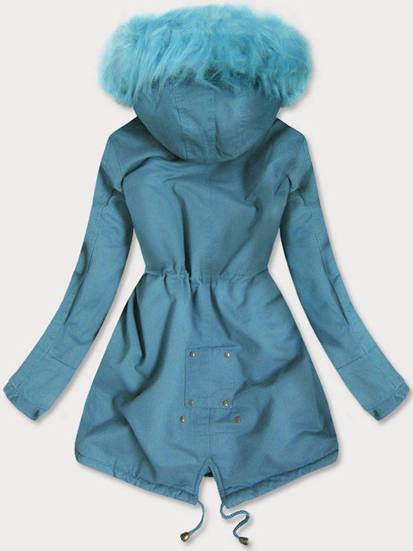 Women's winter parka blue