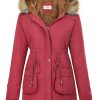 Women's hooded warm winter jacket