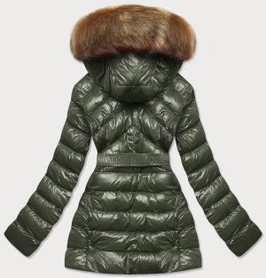 Shiny Khaki Bear Winter Jacket