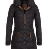 Women's slim mid-length down jacket