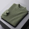 Men's solid color business simple high-end casual sweater