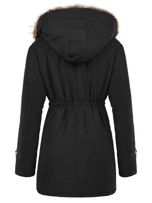 Women's hooded warm winter jacket