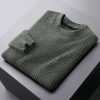 Men's solid color business high-end casual sweater