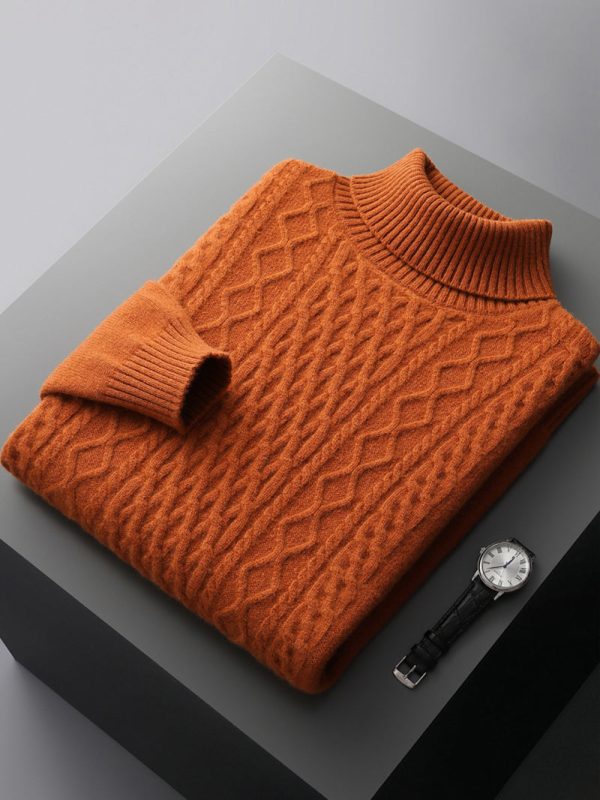 Men's five color business simple high-end casual sweater