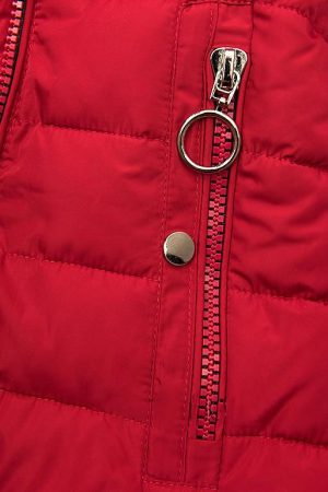 Winter sewn jacket red/black