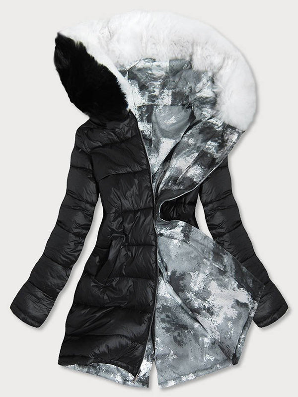 Double-sided Ladies Winter Camouflage White/Black